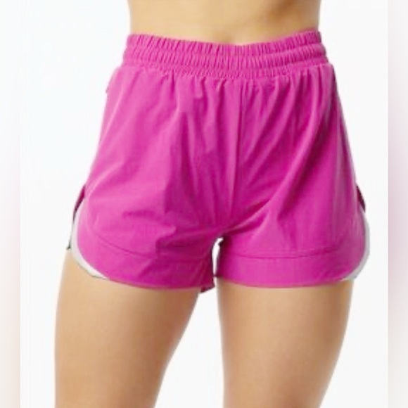 Alphalete Athletic Hot Pink Shorts 3” Built in Biker Shorts Size Small - Picture 2 of 9